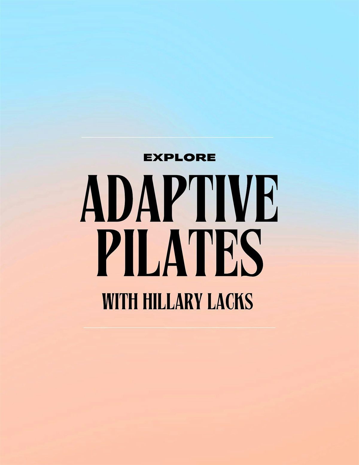 Adaptive Pilates