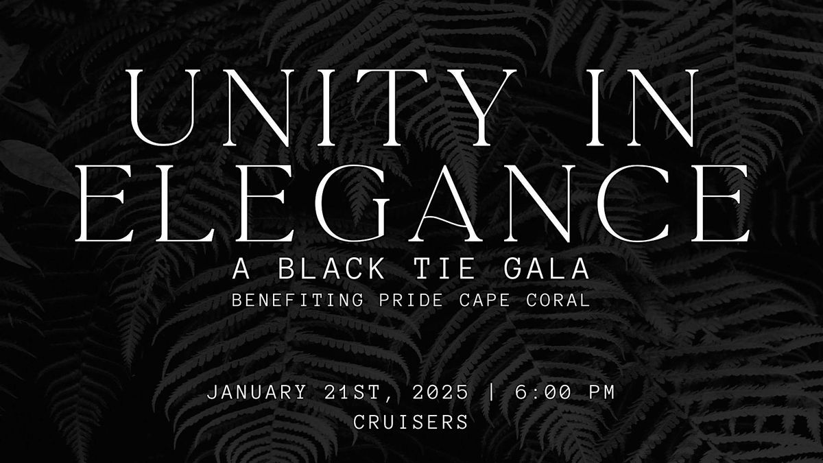 Unity in Elegance - A Black Tie Gala