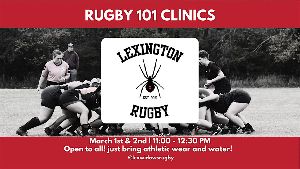 Lexington Black Widows Womens RFC Rugby 101 Clinic