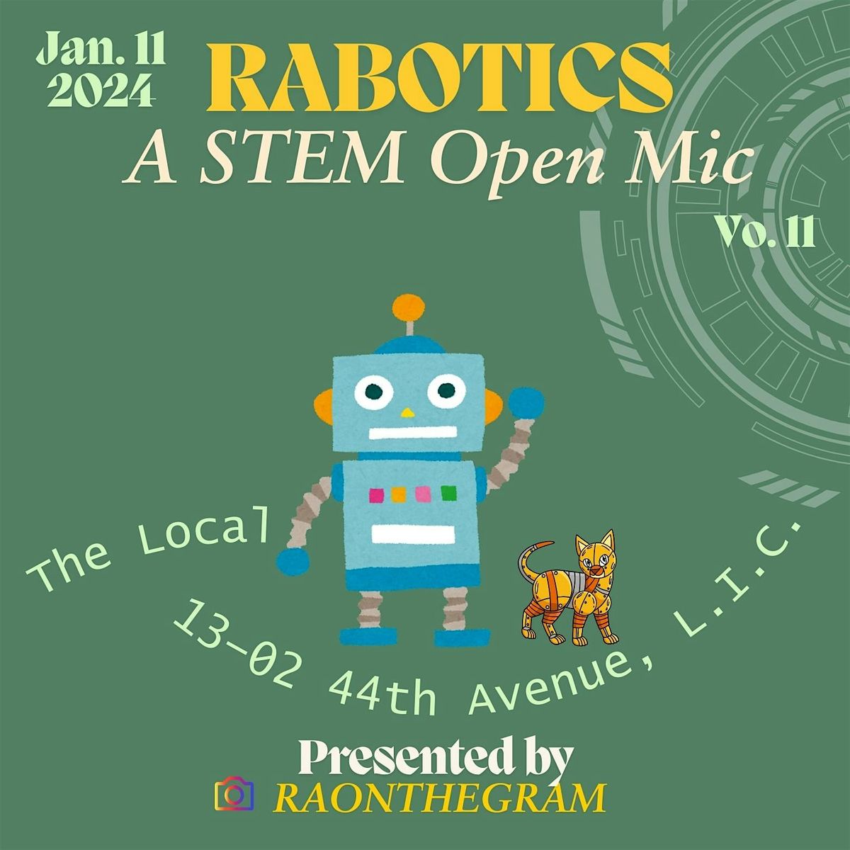 RA Open Mic Vo.11 "RABOTICS"  Open Mic