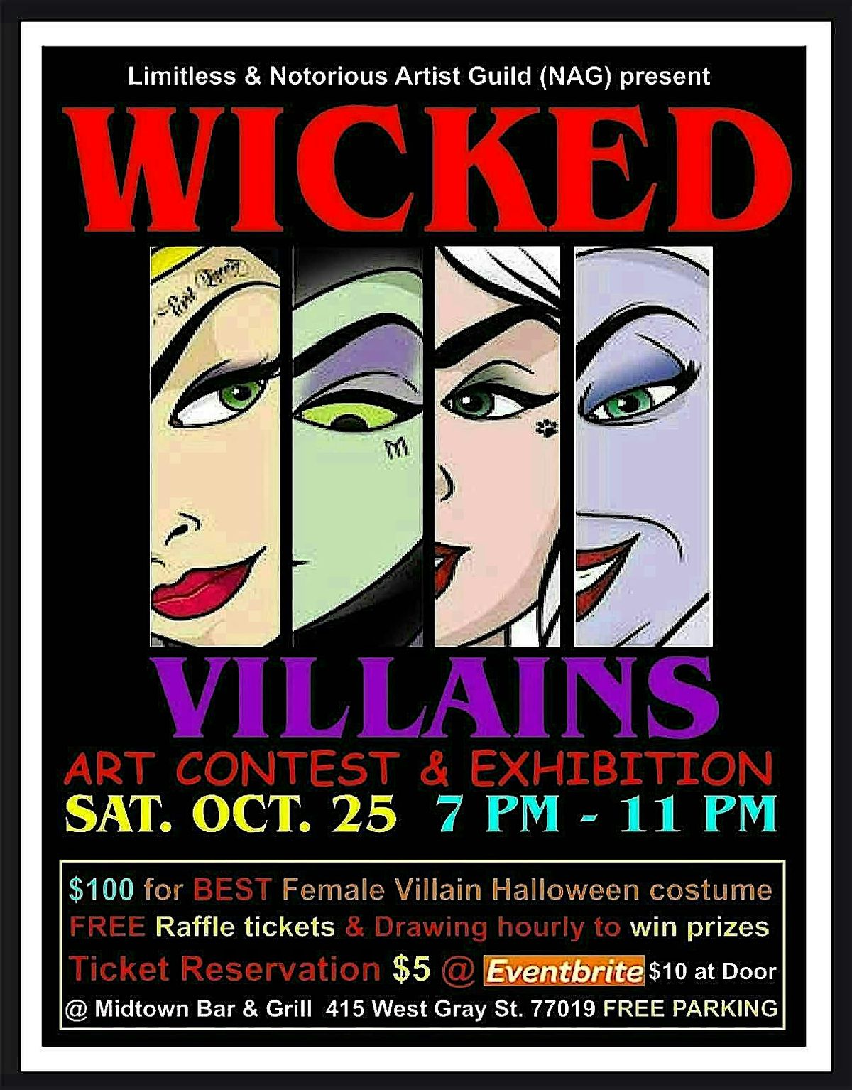 Wicked Villains: Art Contest and Exhibition