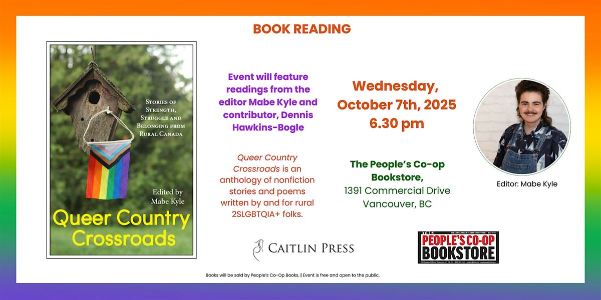 Queer Country Crossroads: Book Reading in Vancouver