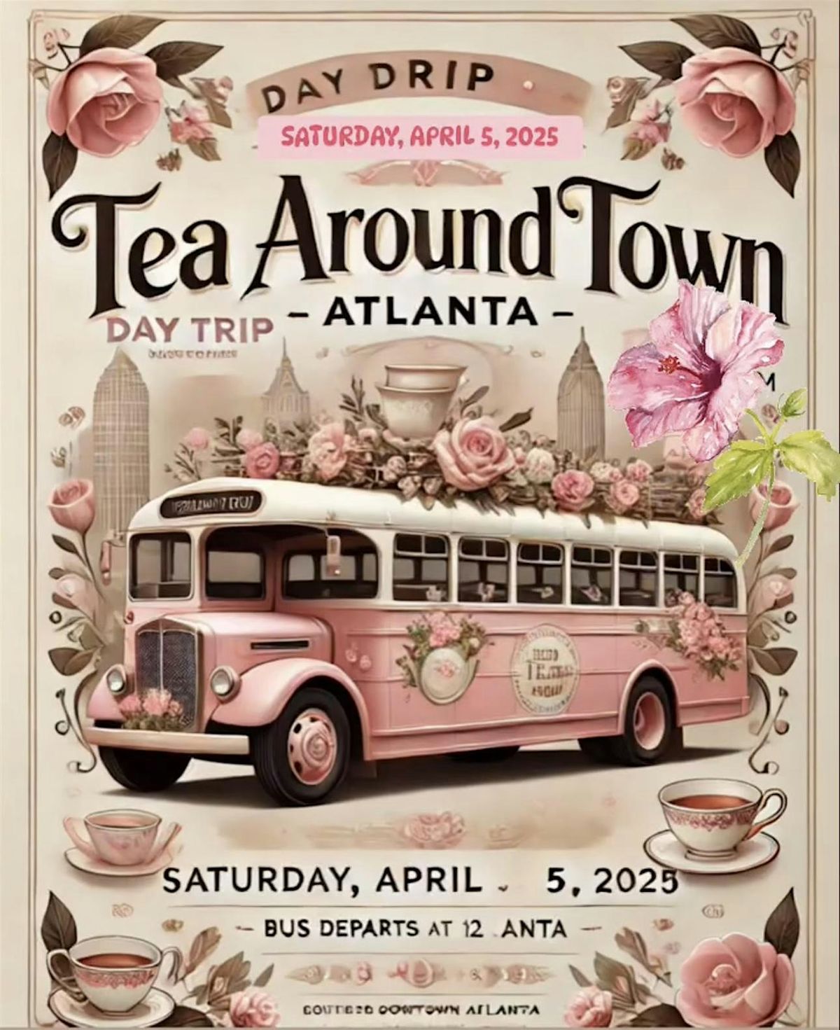 Tea Around Town- Atlanta Bus Tour