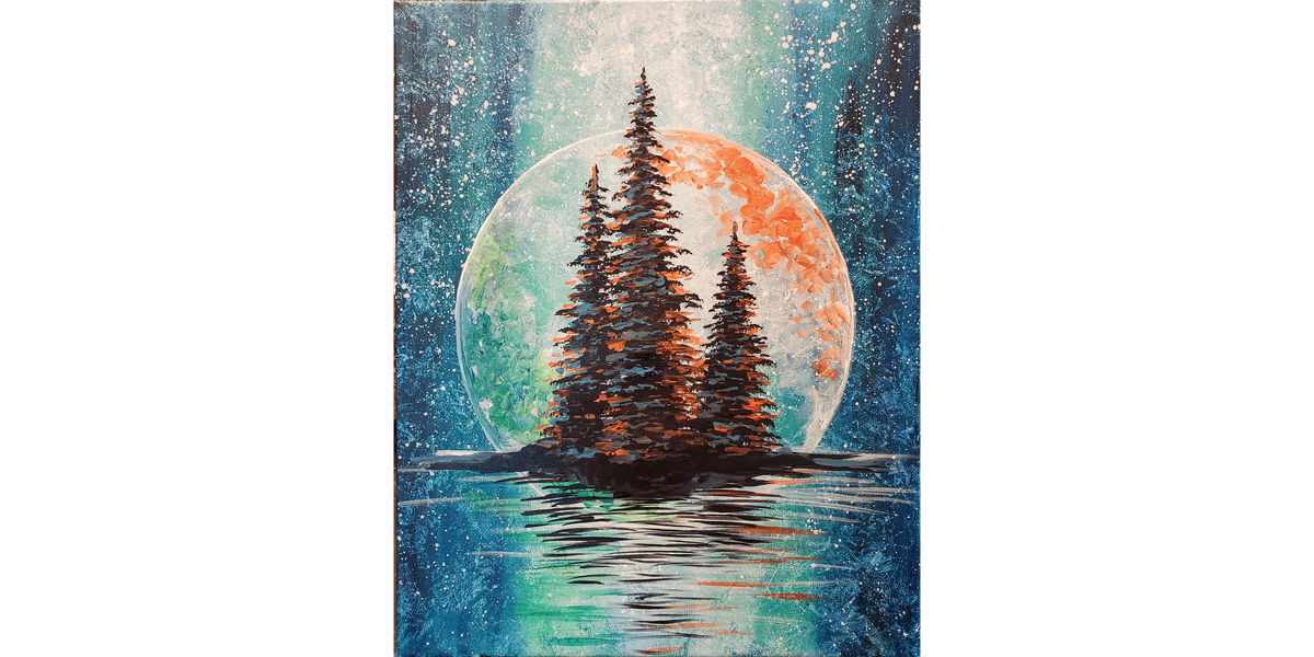 Evergreen Moon - Paint and Sip in Sacramento | Classpop!\u2122