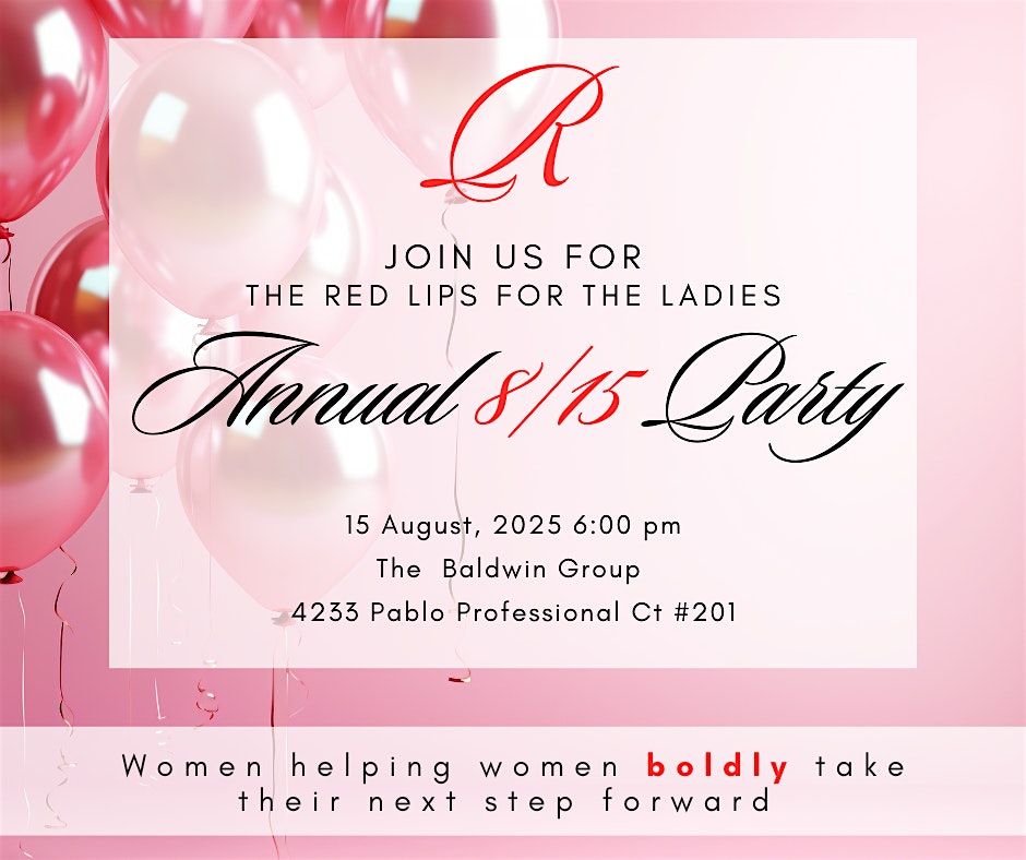Red Lips for the Ladies Annual Event