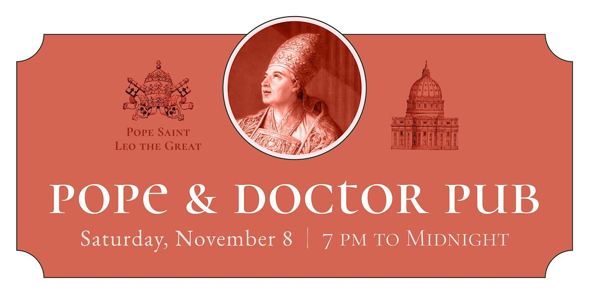 Pope and Doctor Pub Night 2025