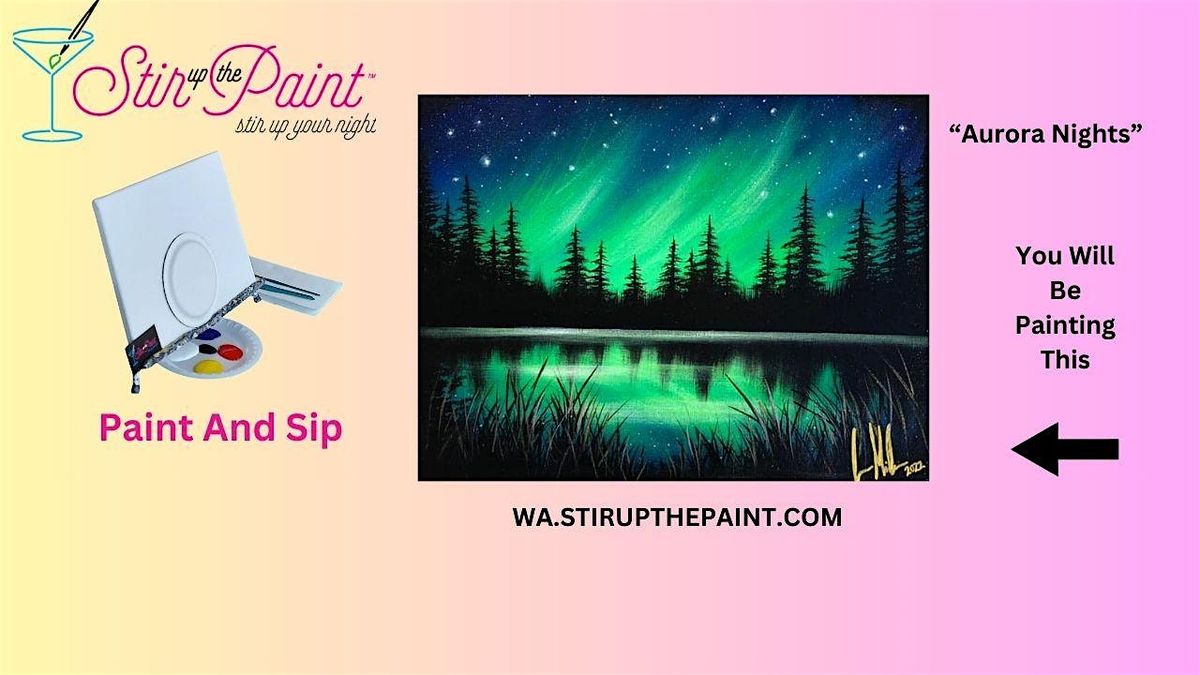 Seattle Paint and Sip, Paint Party, Paint Night  With Stir Up The Paint