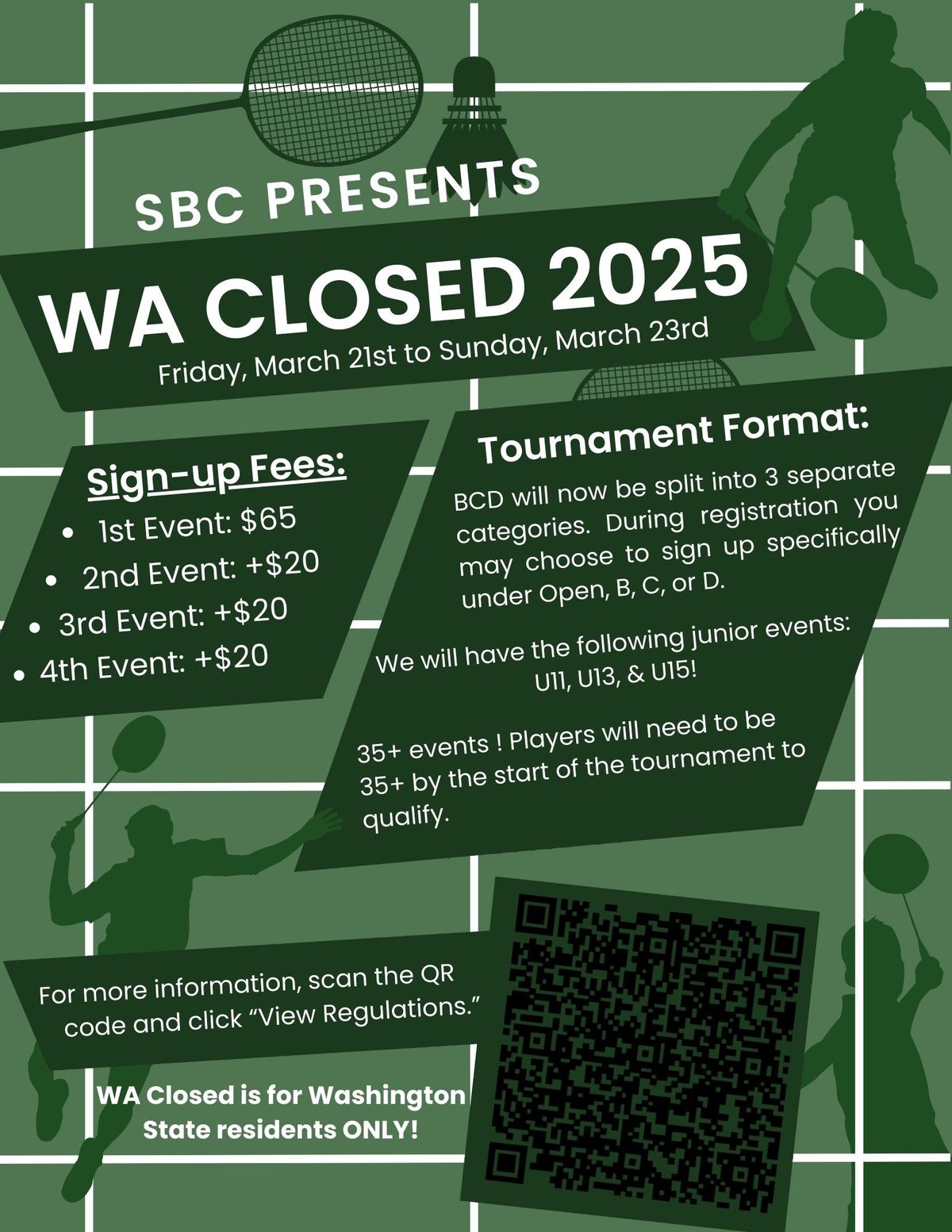 2025 Washington Closed Tournament