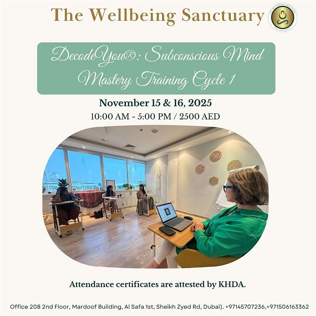 DecodeYou\u00ae Subconscious Mind Mastery Training \u2013 Cycle 1