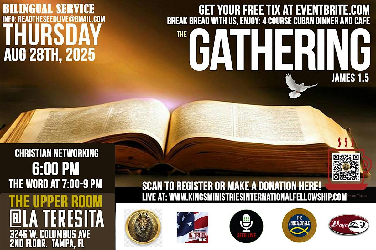 THE GATHERING CHRISTIAN WORD & NETWORKING @ THE UPPER ROOM