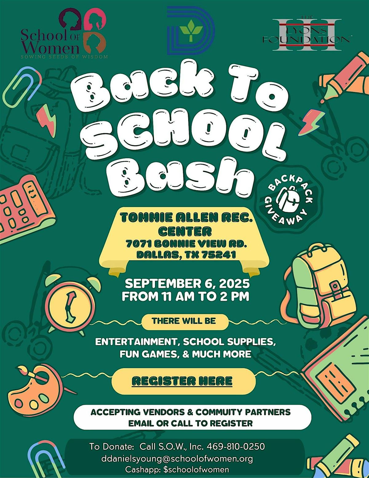 Back to School Bash