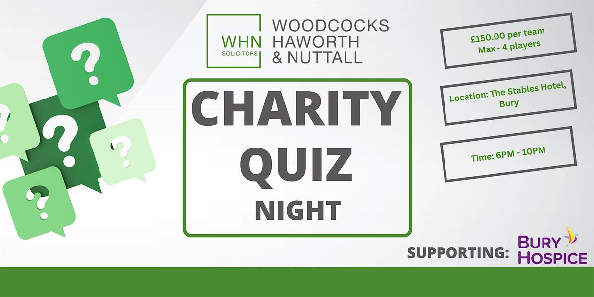 WHN Annual Charity Quiz night