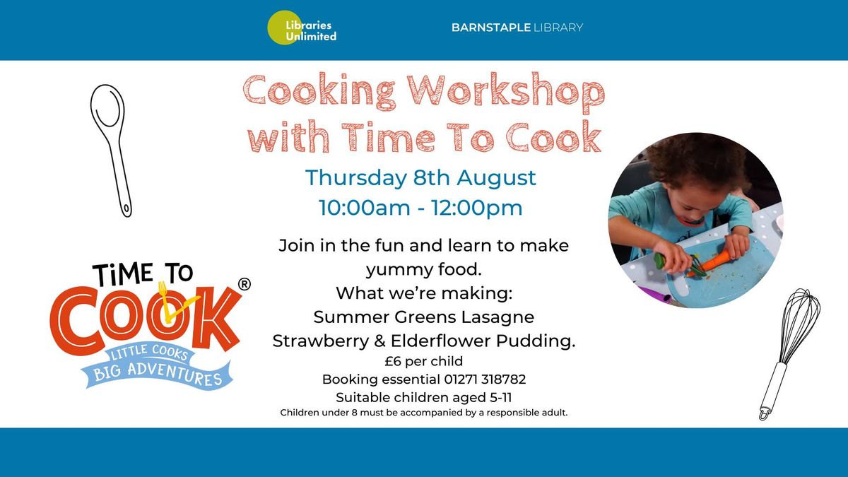 Cooking Workshop with Time to Cook