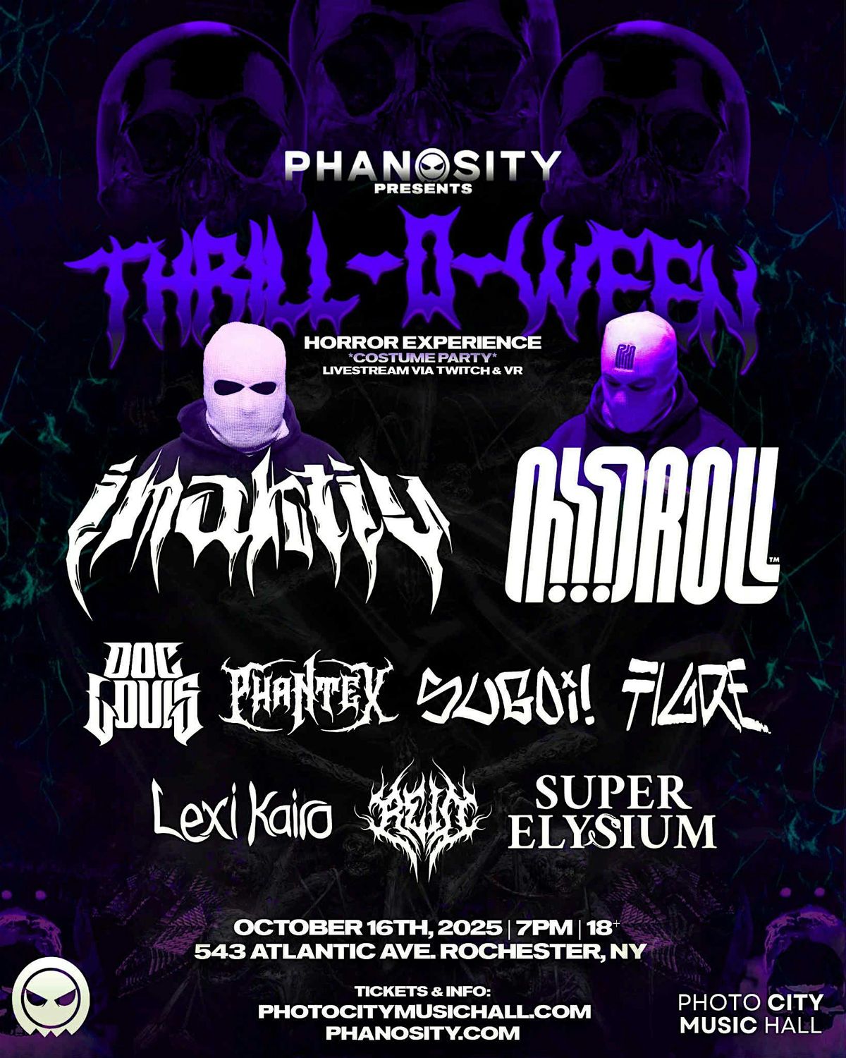 Thrill-O-Ween : EDM Horror Experience - Rochester, NY