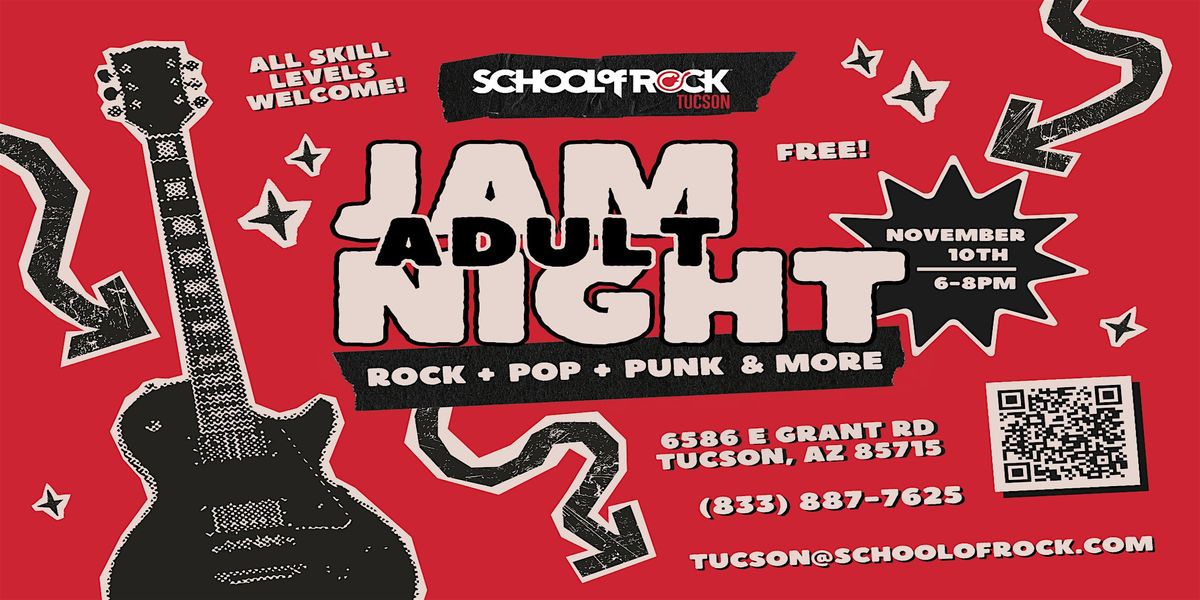 Learn to Rock at Any Age \u2013 Free Adult Music Lesson Event in Tucson