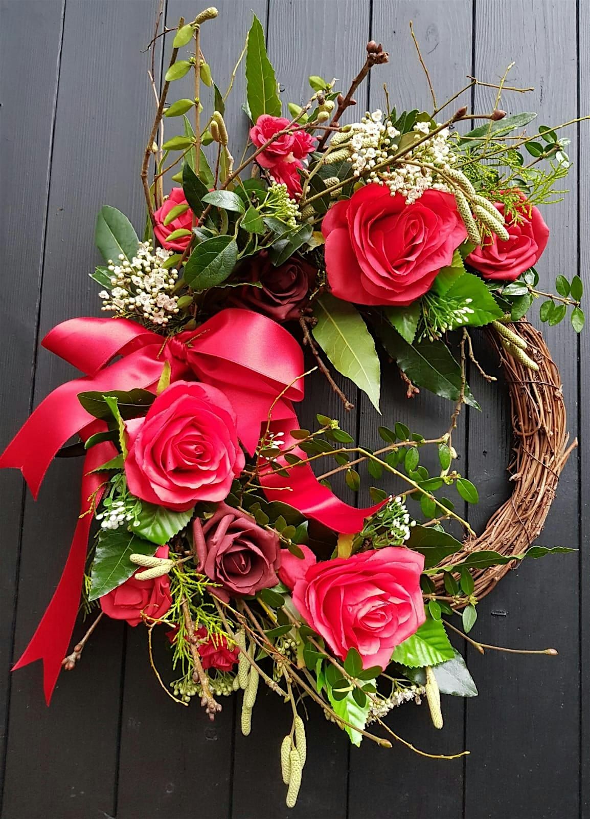 A Valentine\u2019s Gift of Love: Botanical Wreath Workshop