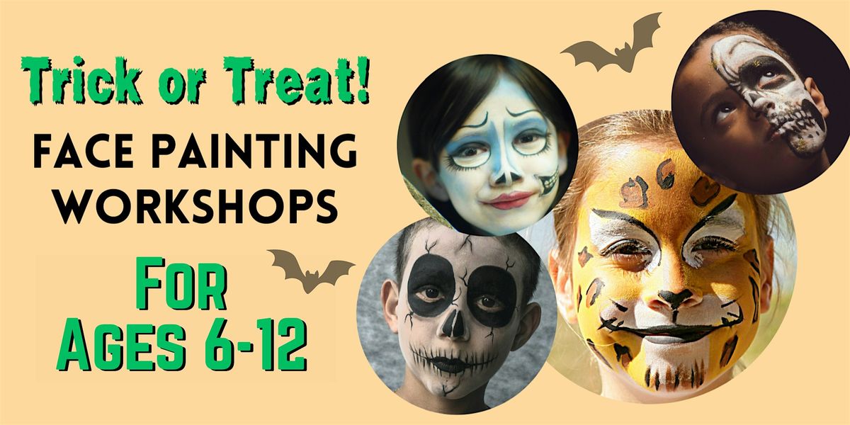 Kids Halloween Face Painting Workshop - ages 6-12