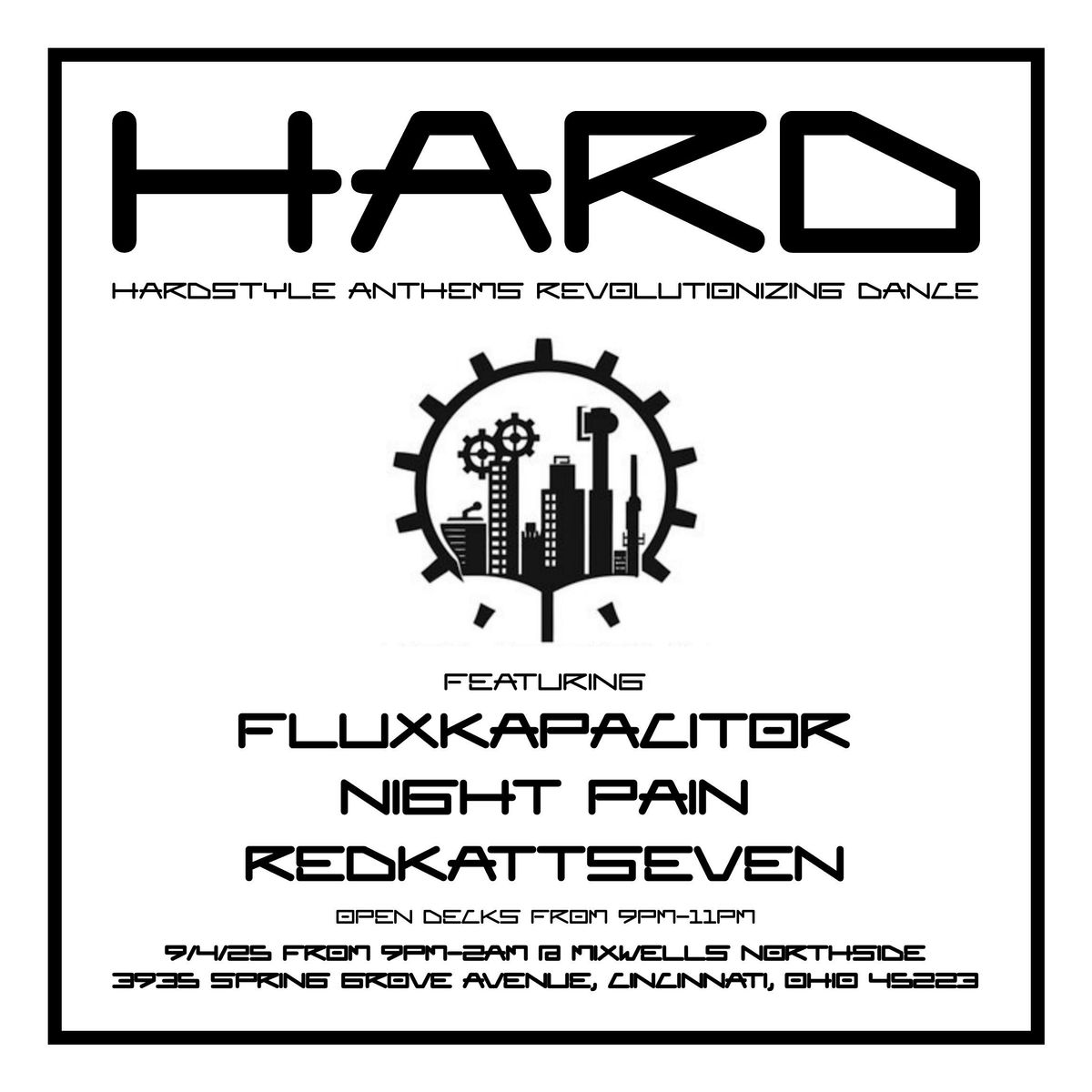 HARD6 featuring FluxKapacitor, Night Pain and redkattseven