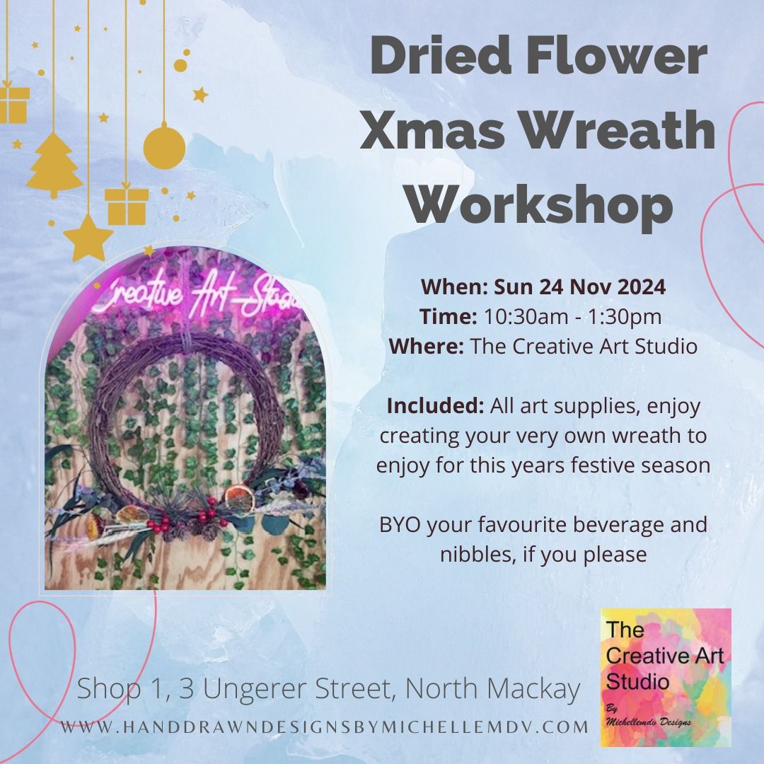 Sun 24 Nov - Floral Xmas Wreath