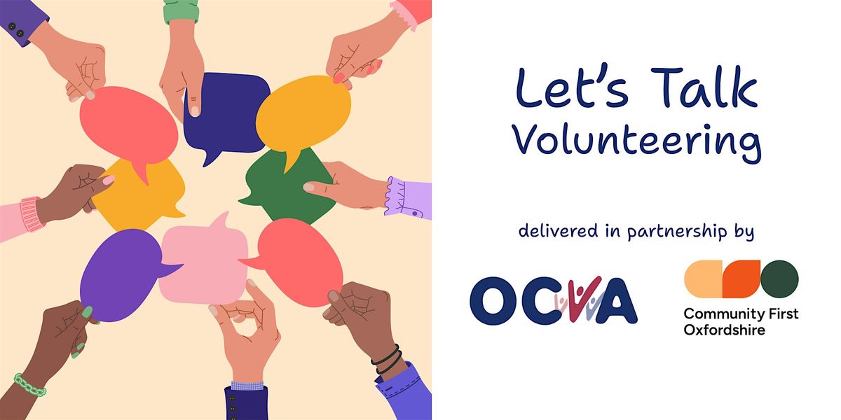 Let's Talk Volunteering in Oxfordshire