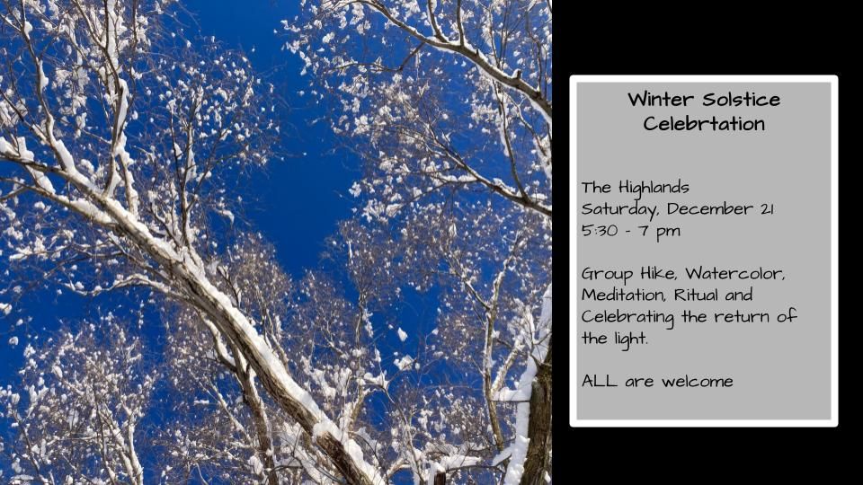 Winter Solstice Celebration