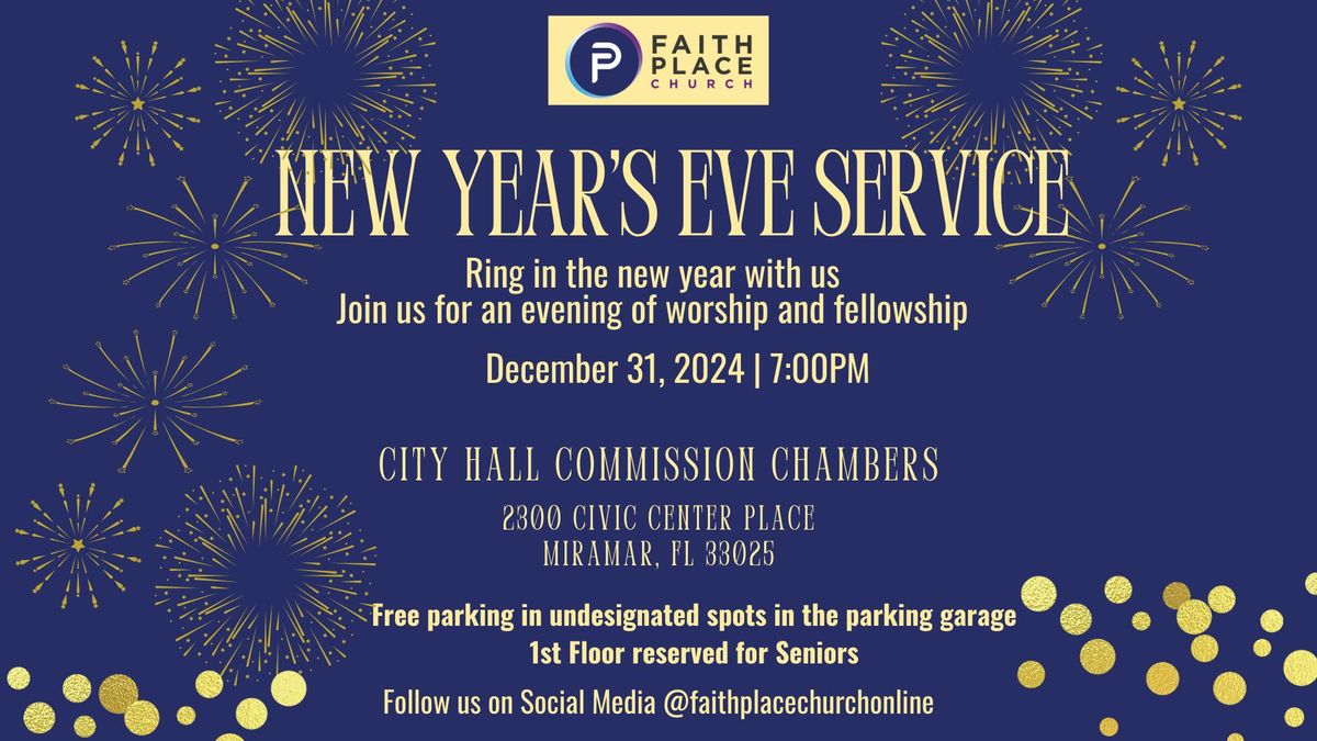 The Gift That Keeps on Giving | New Year's Eve Service | Faith Place Church | Pastor Clyde A Bailey