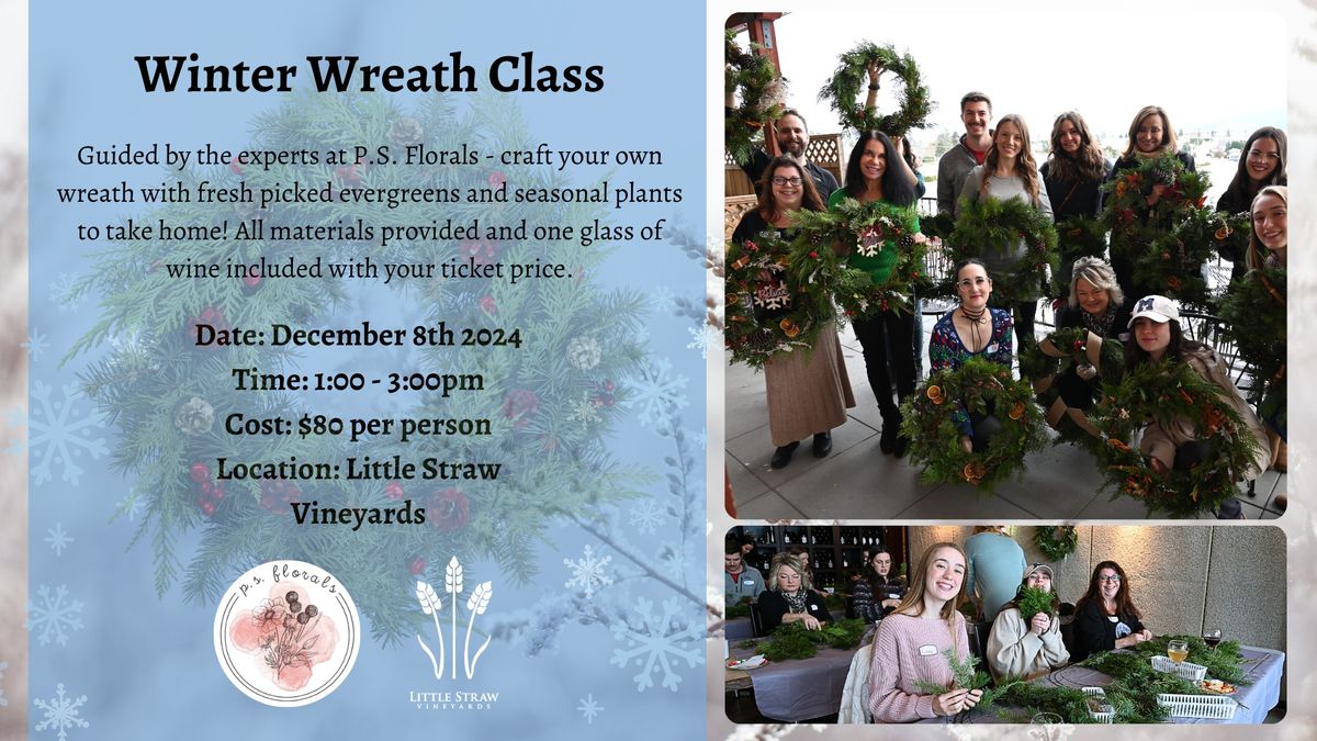 Winter Evergreen Wreath Workshop