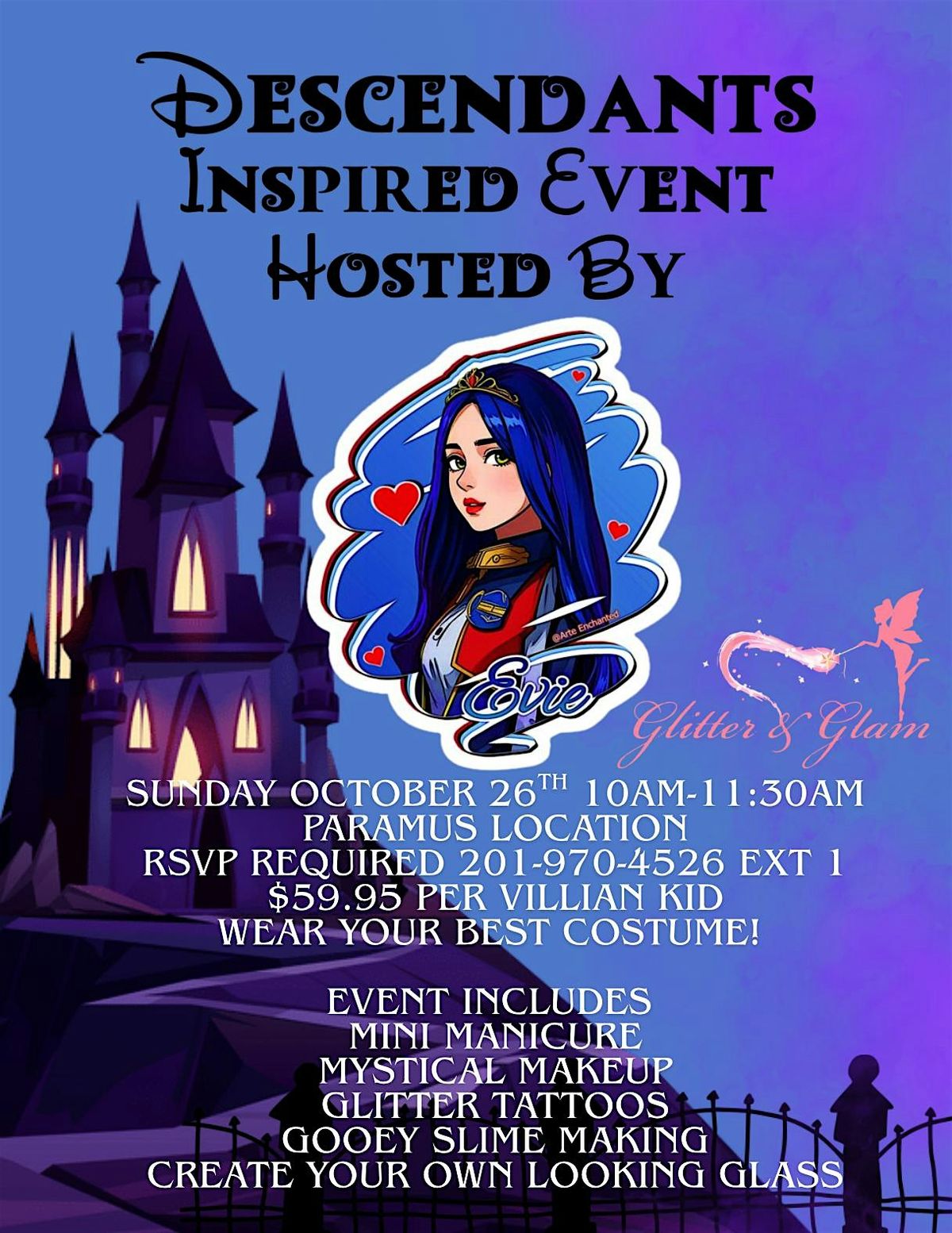 Descendants Inspired Event! Paramus Location