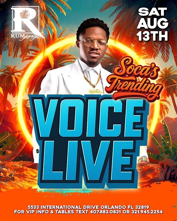 VOICE LIVE **NEW TICKET LINK**