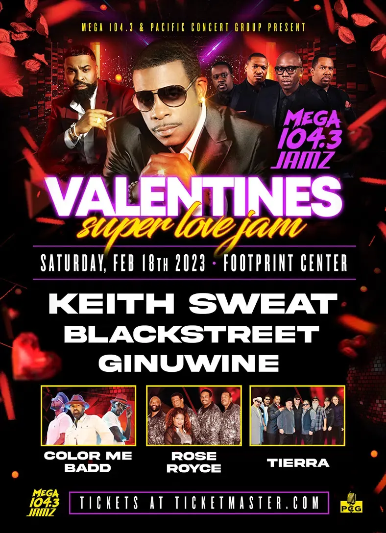Valentine's Super Love Jam at Pechanga Arena