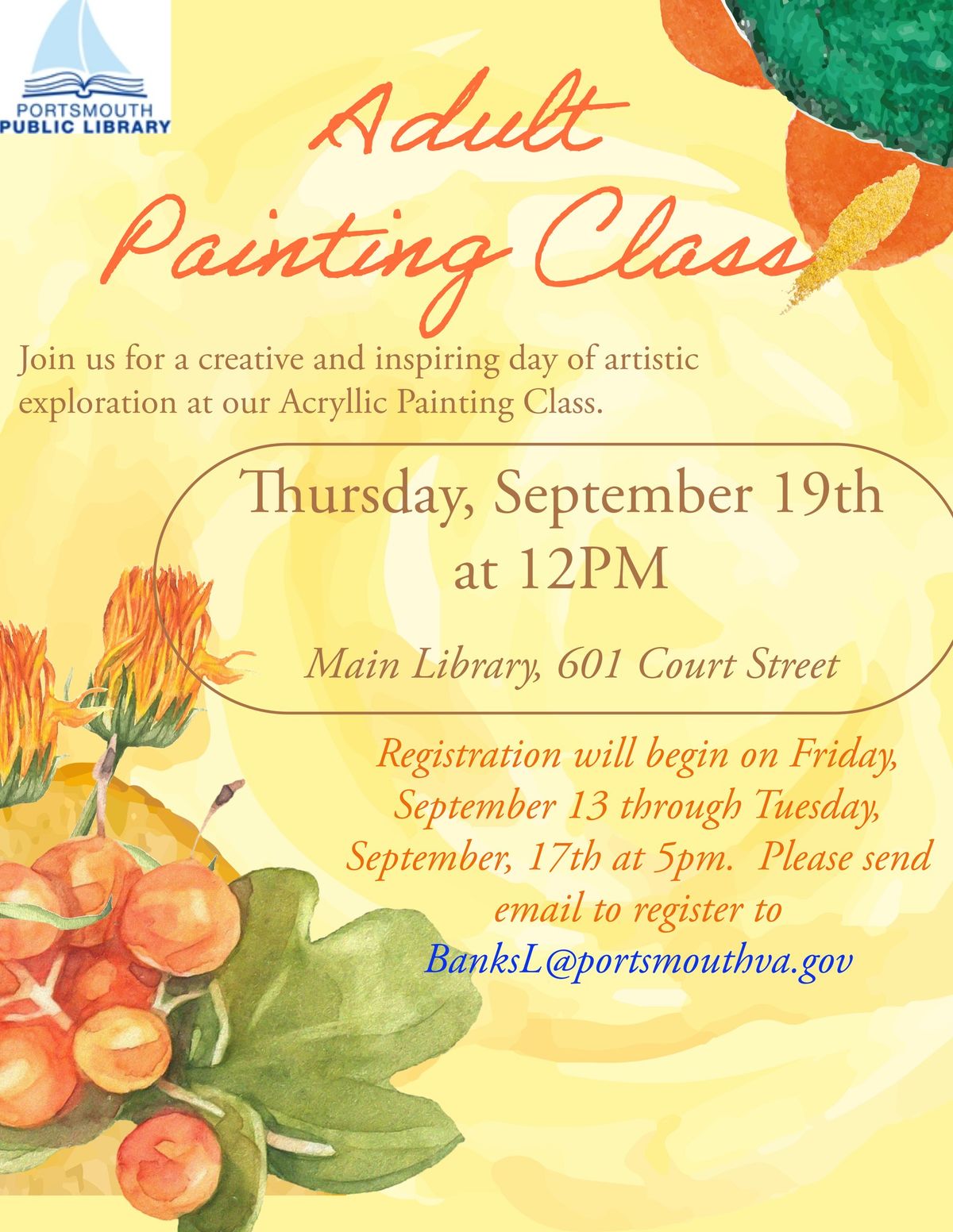 Adult Painting Class