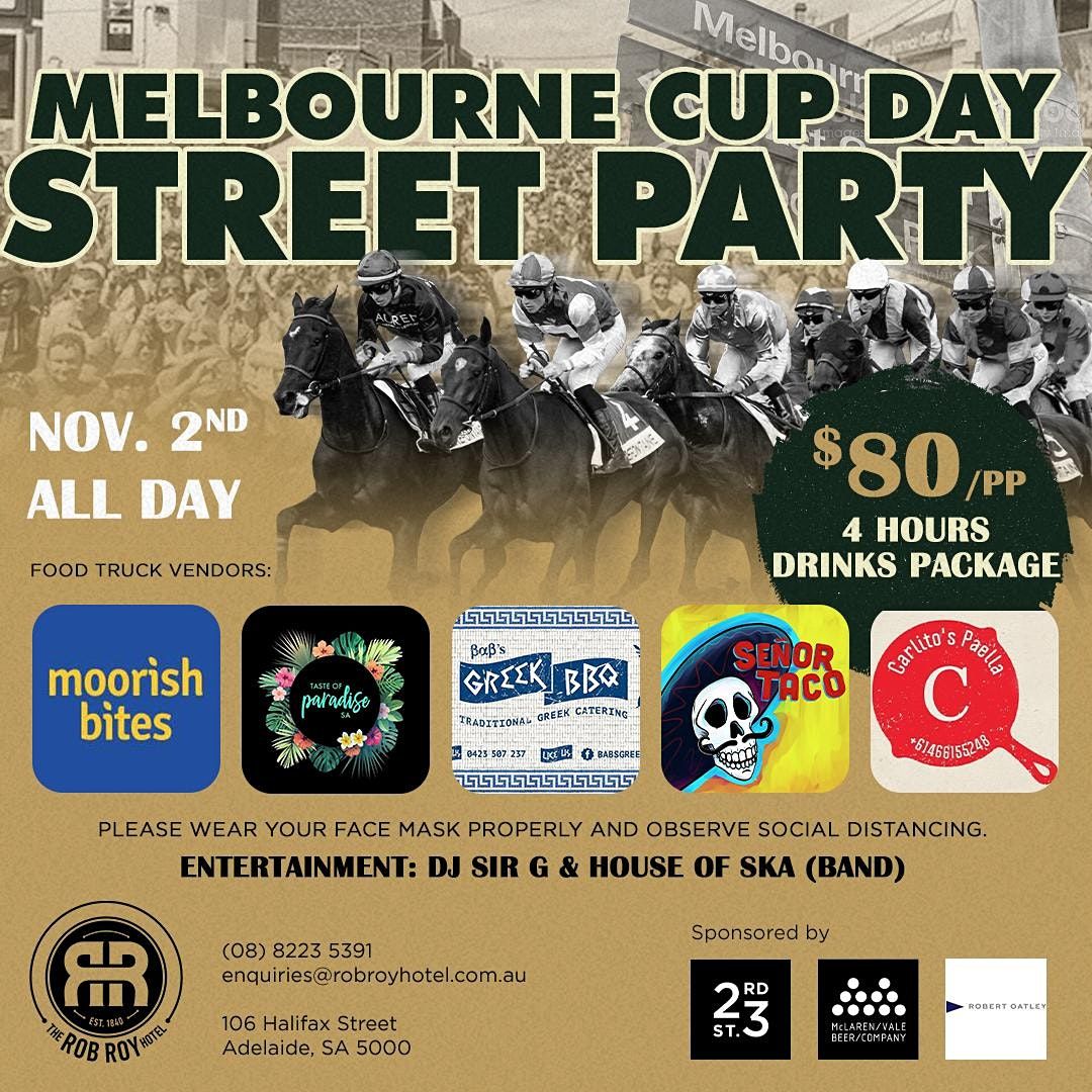 Melbourne Cup Street Party at The Rob Roy Hotel