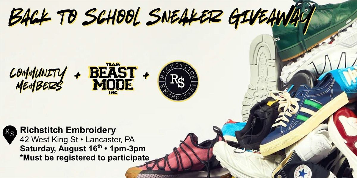 Back to School Sneaker Giveaway