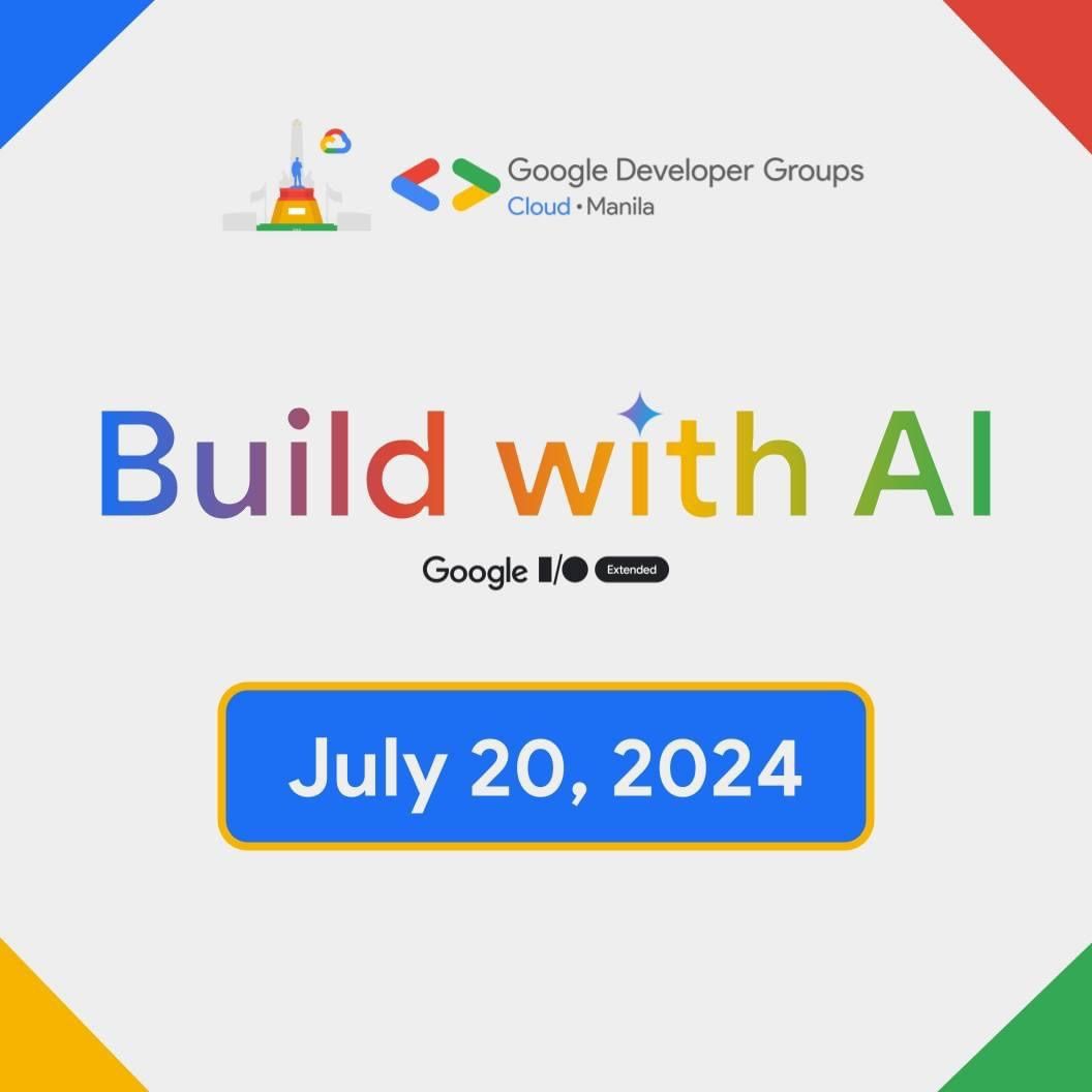 Google I\/O Extended and Build with AI
