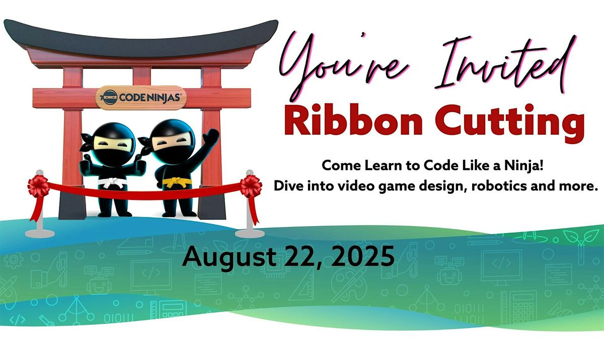 Code Ninjas Gulf Breeze Ribbon Cutting and Grand Opening Events!