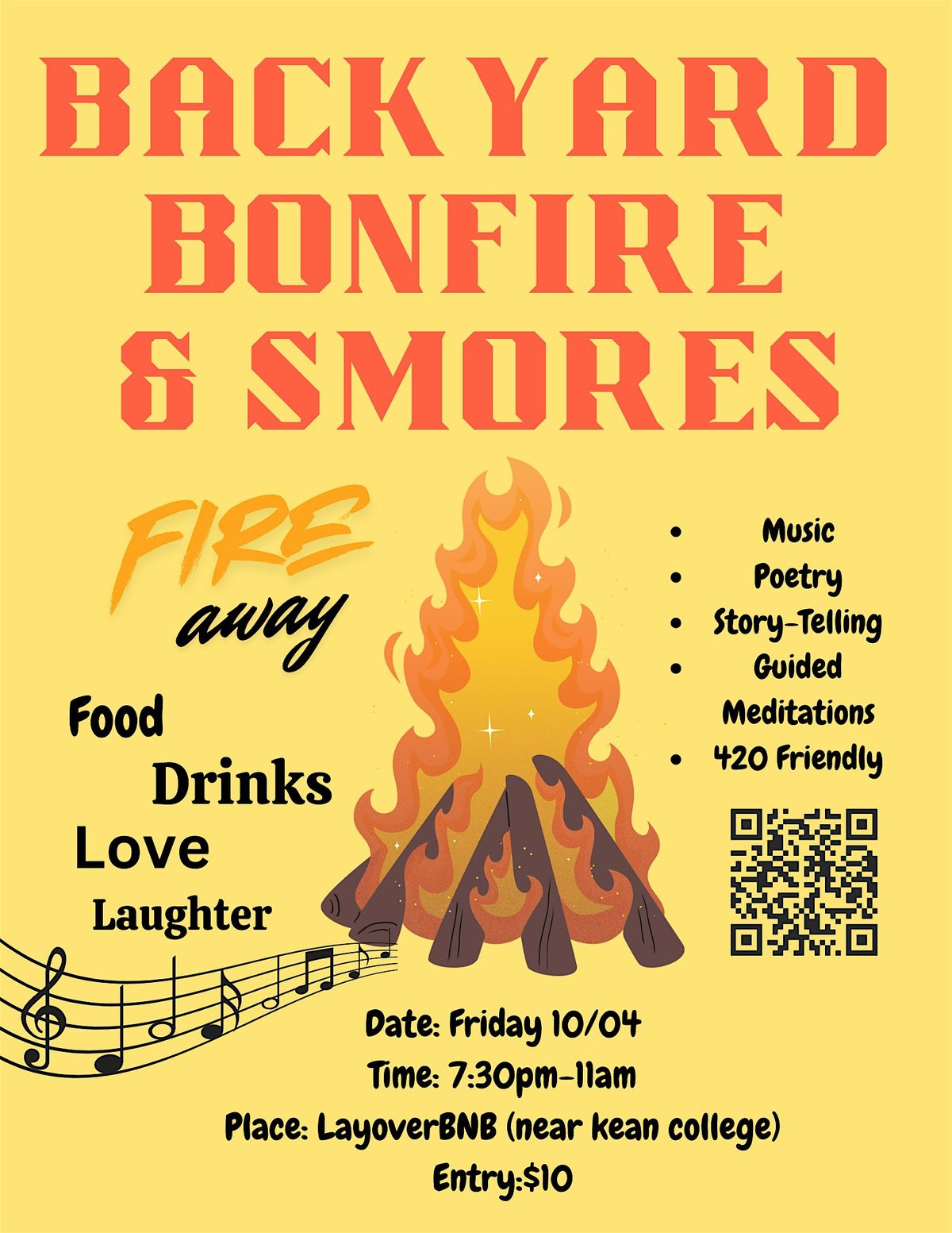 Backyard Bonfire & Smores