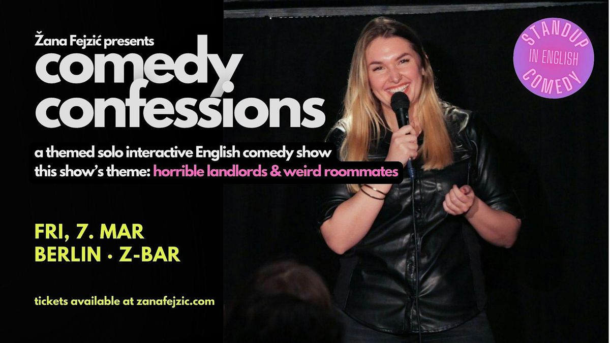 Comedy Confessions: An Interactive English Comedy Show (Berlin Mitte)