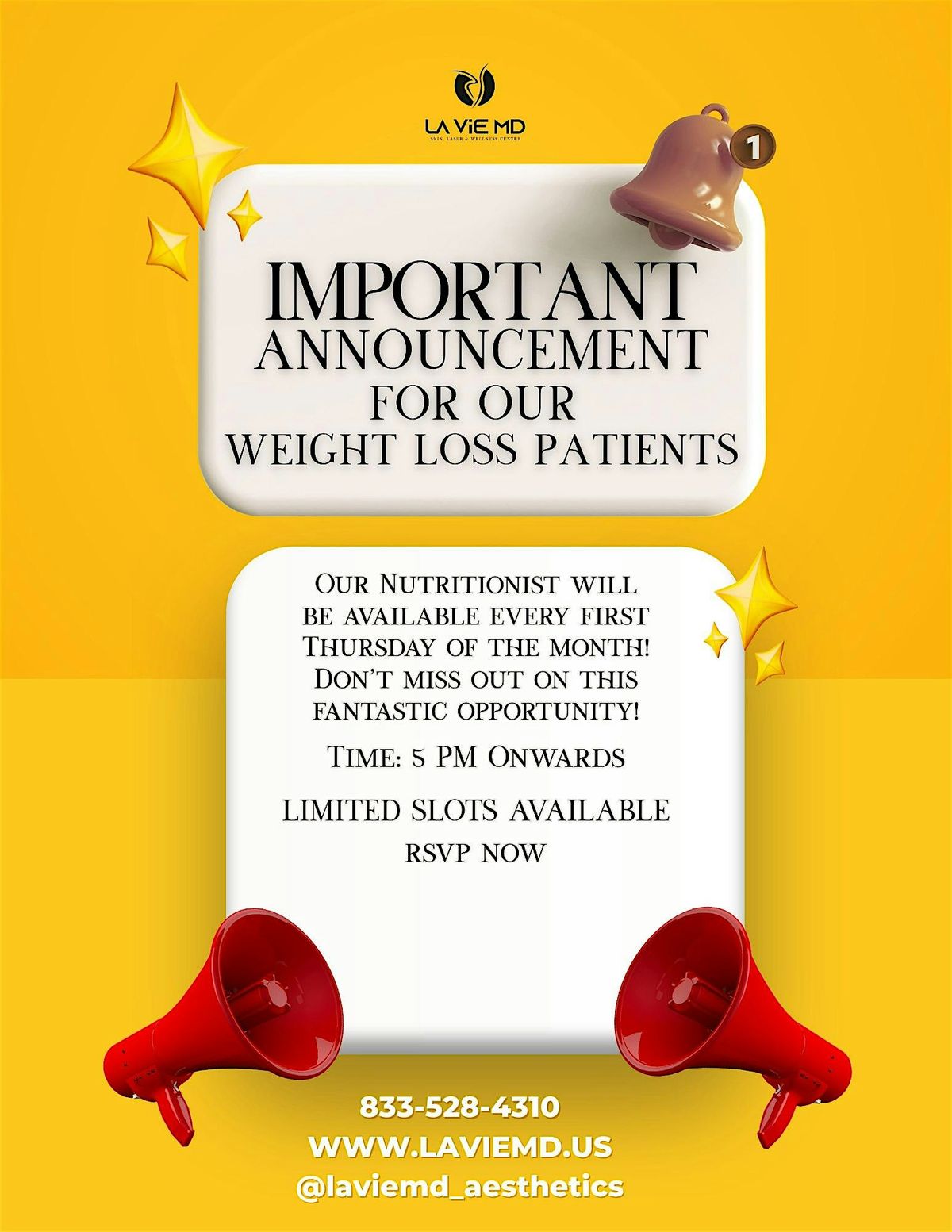 Nutritionist Available at LA ViE MD, Danville