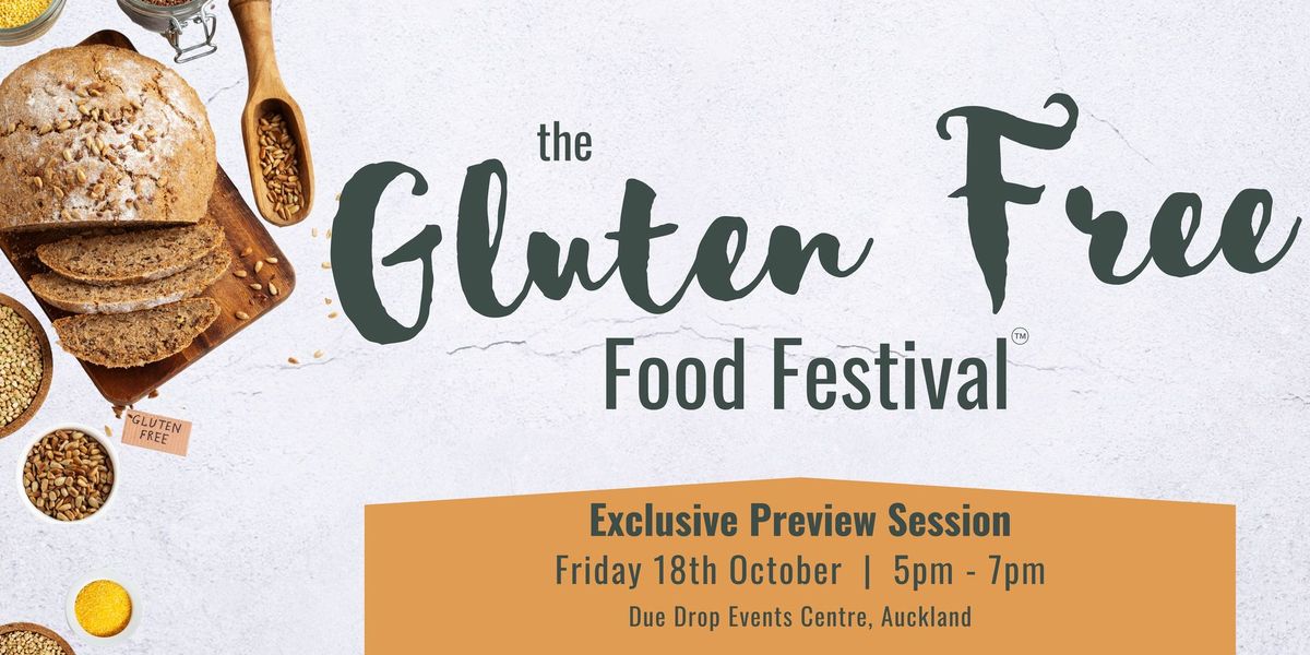 Exclusive Preview Session - The Gluten Free Food Festival 2024