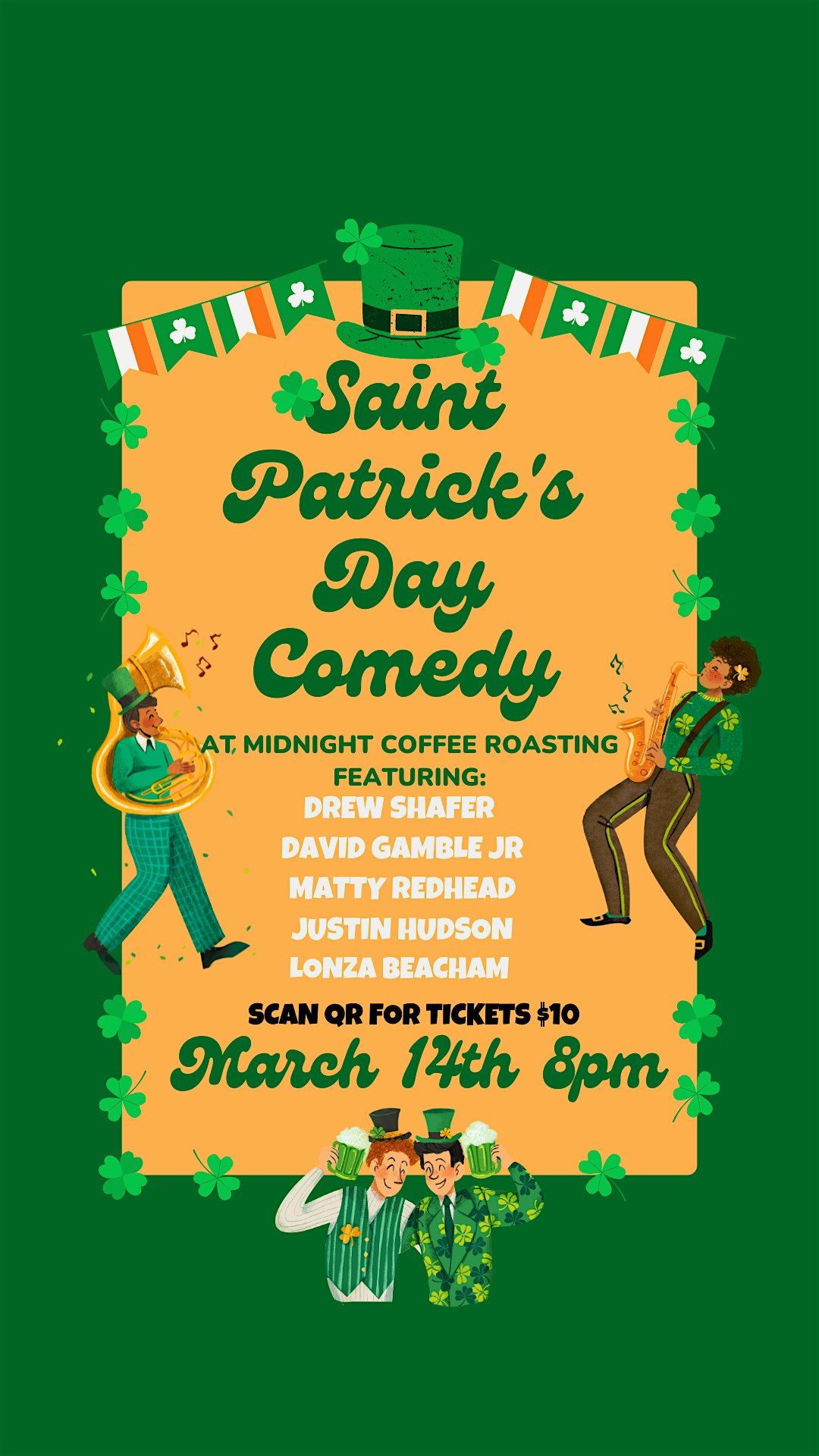 St Paddys Day Comedy