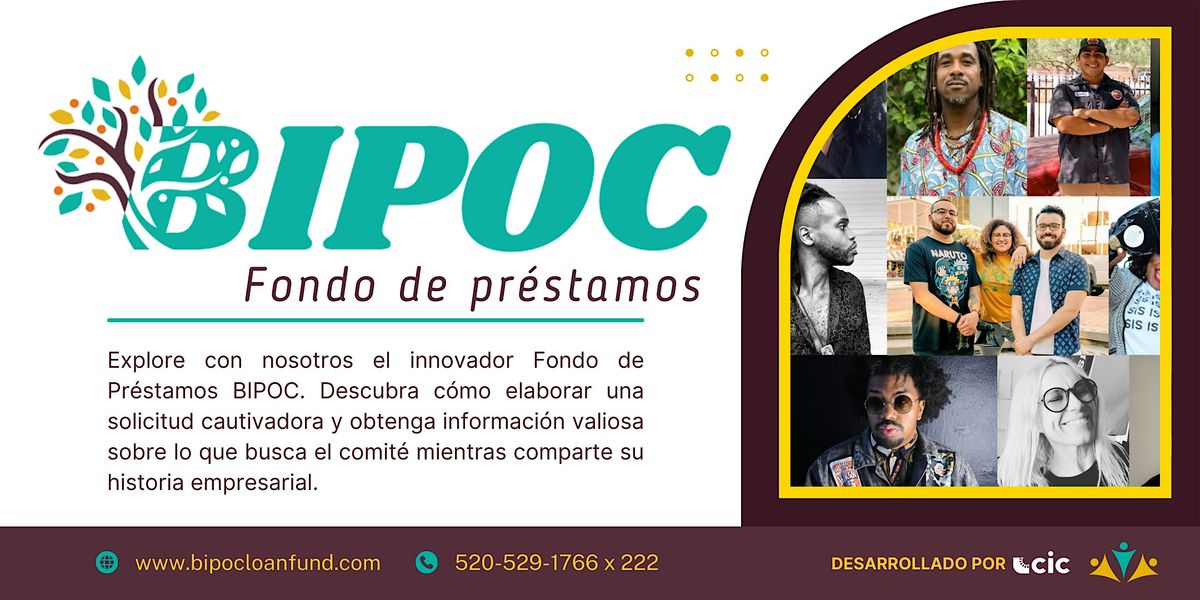 Fondo de Pr\u00e9stamos BIPOC - Sesi\u00f3n informativa