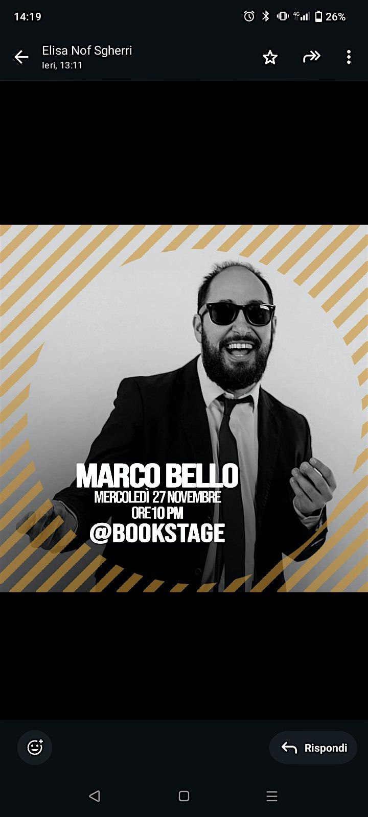 Marco Bello Live!!!