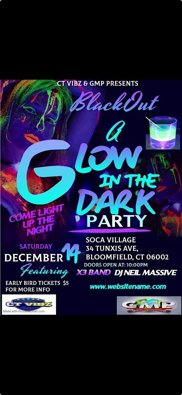 BlackOut Glow Party CT