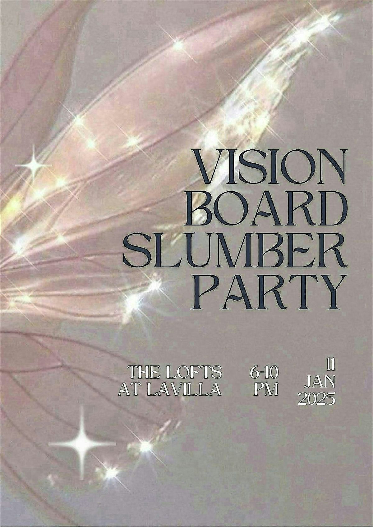 Vision Board Slumber Party!