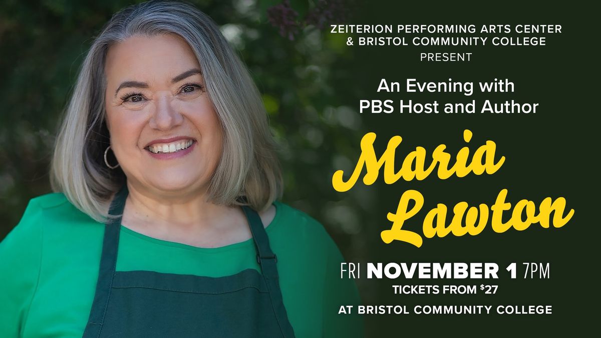 An Evening with PBS Host and Author Maria Lawton