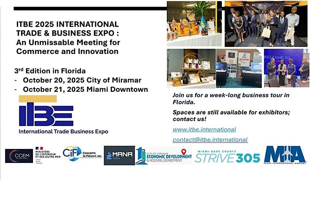 INTERNATIONAL TRADE & BUSINESS EXPO DAY 1 - MIRAMAR