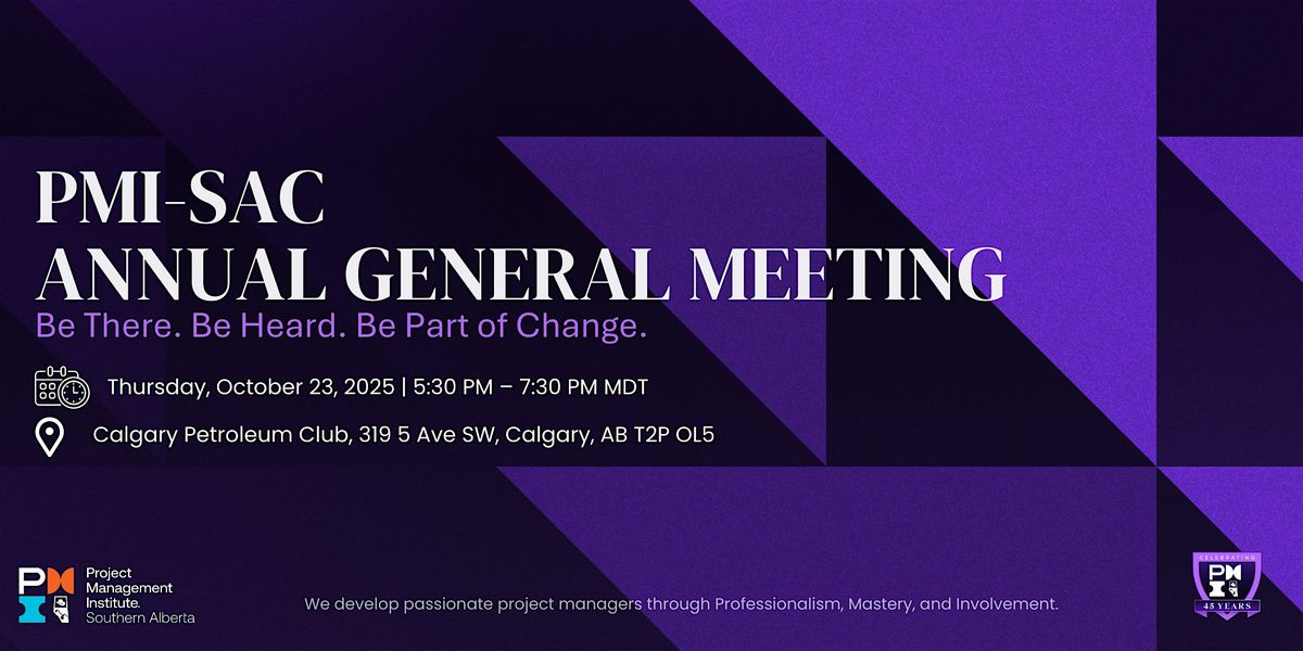 PMI SAC Annual General Meeting