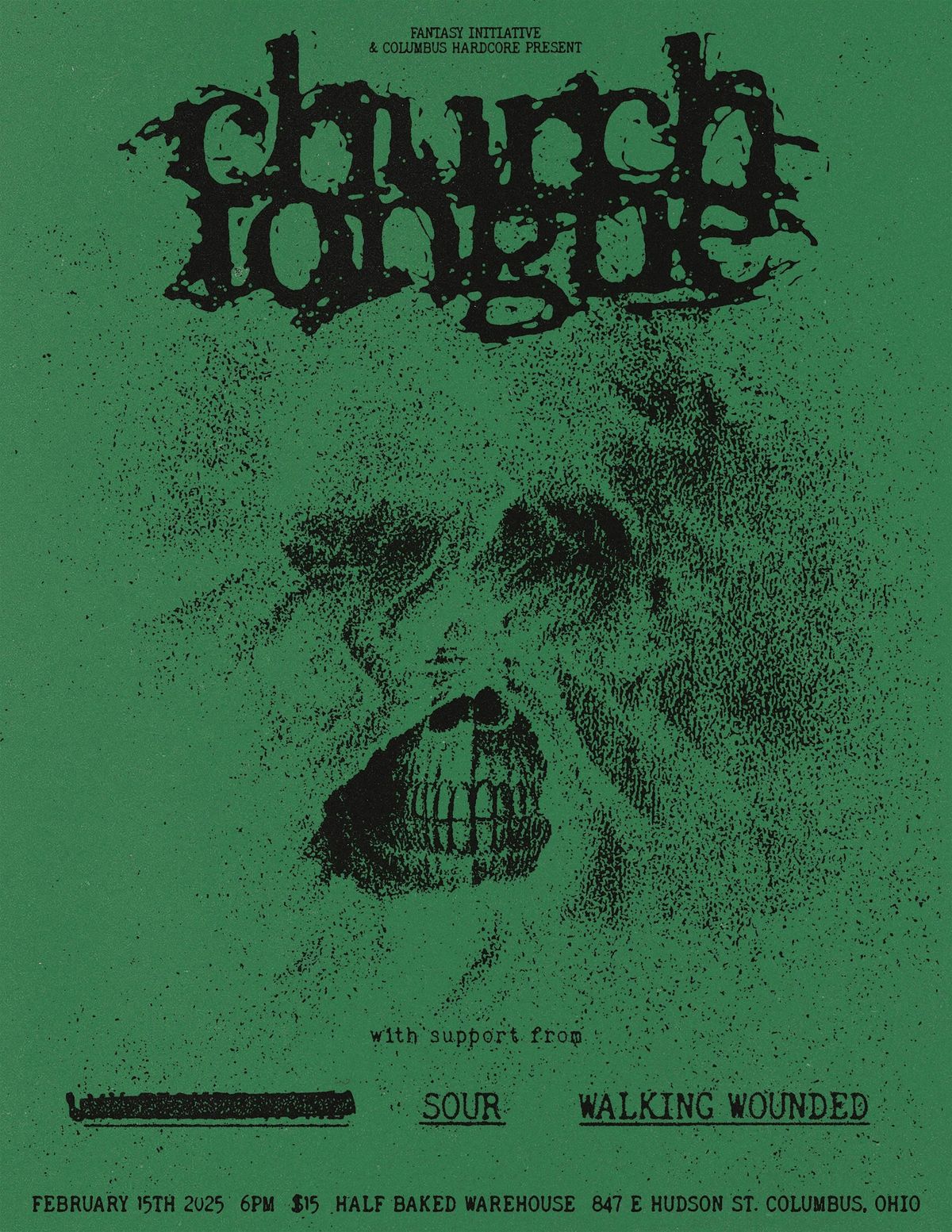 Church Tongue Record Release W\/ Walking Wounded, Sour & More