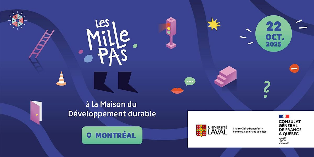Atelier "Les Mille Pas" \u2013  Avan\u00e7ons vers l\u2019\u00e9galit\u00e9 de genre par le jeu !