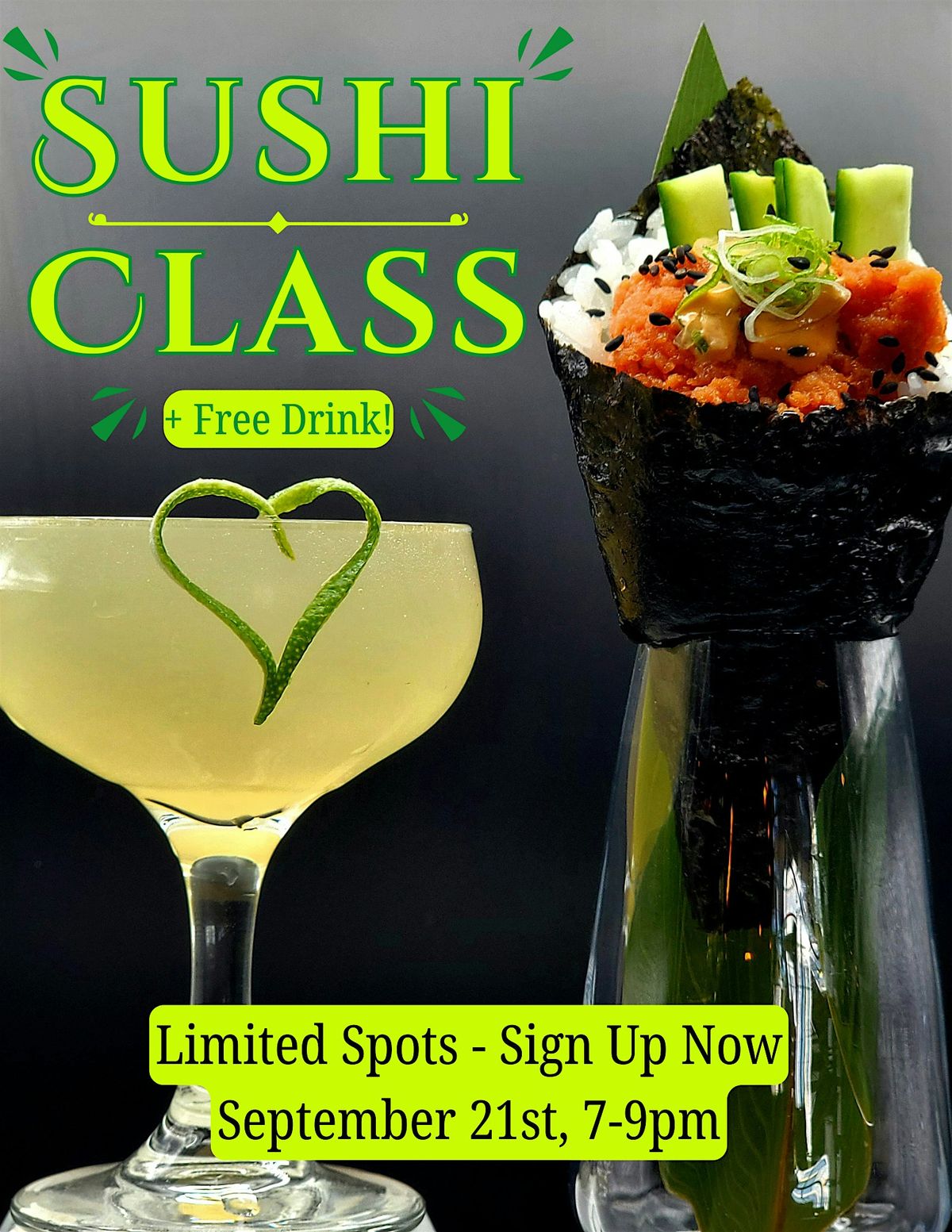 Roll With Us! A Sushi Hand-Rolling Class Experience